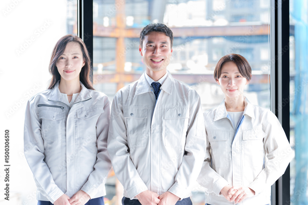 Fototapeta premium 現場作業員 エンジニア ポートレート