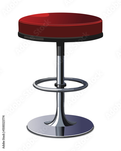 sleek tall chair for a sophisticated bar