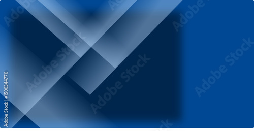 Abstract blue background with geometric lines and square shapes for a modern technology pattern design