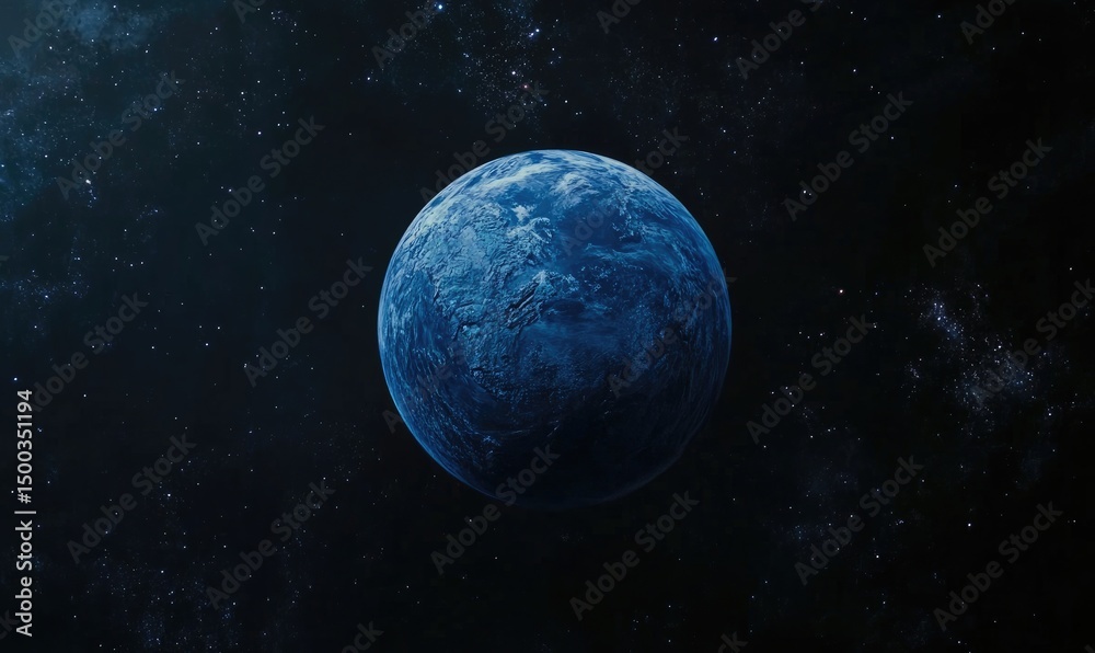 Earth in deep space Earth in deep space