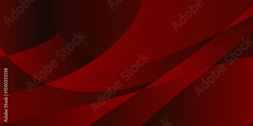 Abstract background features dark red curves, that overlap to create a layered, dynamic design. The composition is simple and striking, suitable for a professional website.