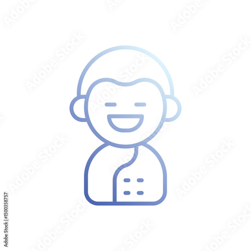 Bellboy icon vector stoc illustration