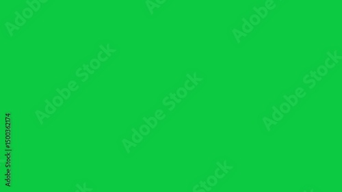 Excuse Me text animation drops liquid on green screen suitable for speech response, motion graphic, educational content, presentation, digital content