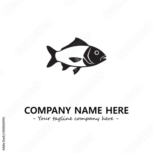 Fish logo company design vector illustration