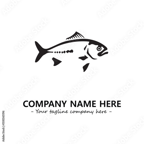 Fish logo company design vector illustration