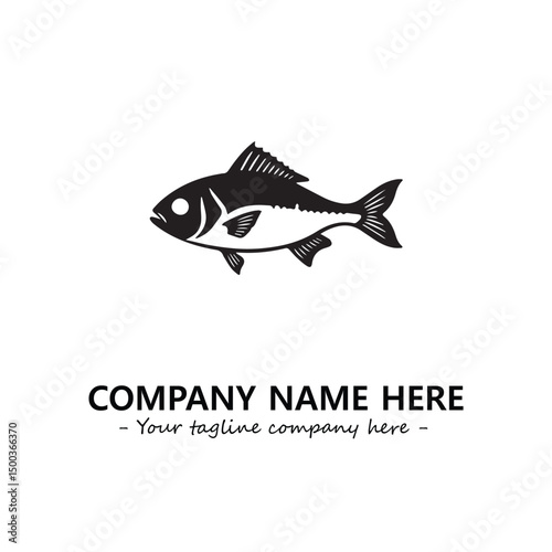 Fish logo company design vector illustration