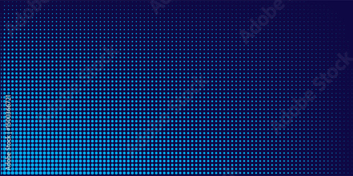 Abstract blue and red dynamic wavy line dotted texture ,Dark blue background with copy space. Moder arts