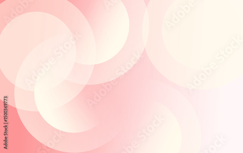 Abstract pink background with soft glowing circles, a beautiful digital art pattern featuring curved lines and a dreamy texture