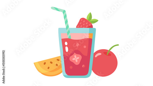 juice and fruit