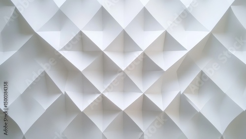 Abstract paper design with repeating geometric shapes