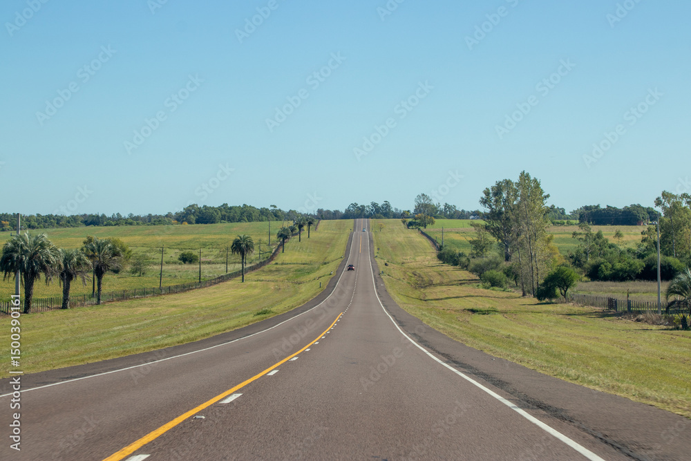 Naklejka premium Ruta recta