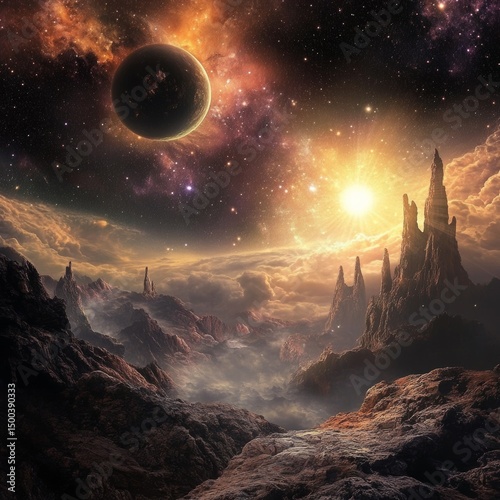 unreal cinematic picture of the universe