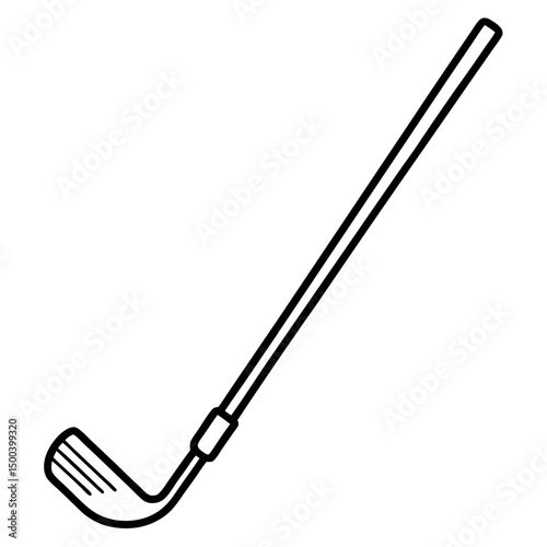Putter Vector Illustration Printable Digital Design for Sports Enthusiasts