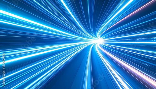 Speed with Light Trails, Tunnel, and Abstract.