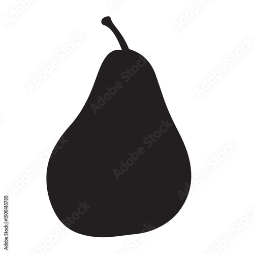 pear isolated vector