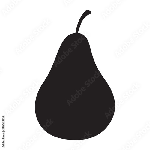 pear isolated vector