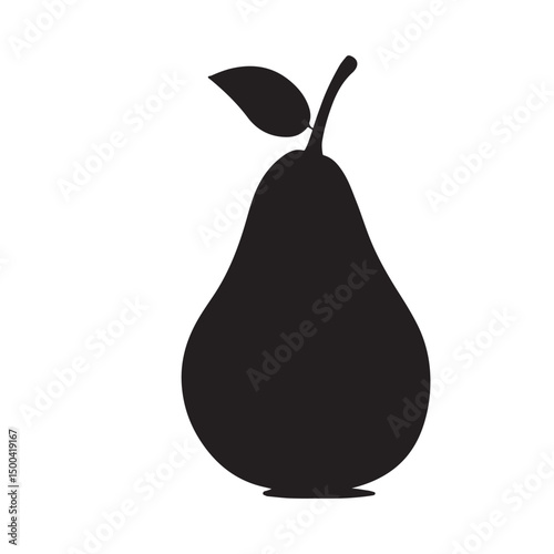 pear isolated vector