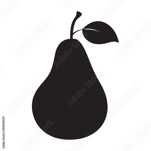 pear isolated vector