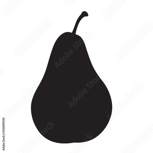 pear isolated vector