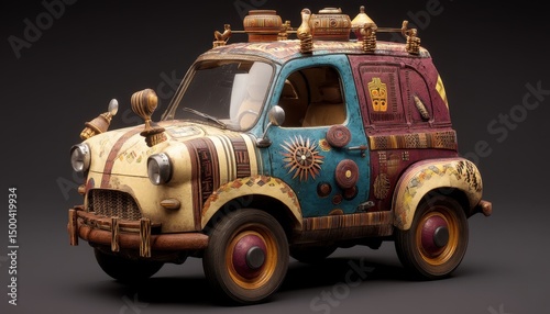 Veicolo Artistico Decorato, Stile Folk