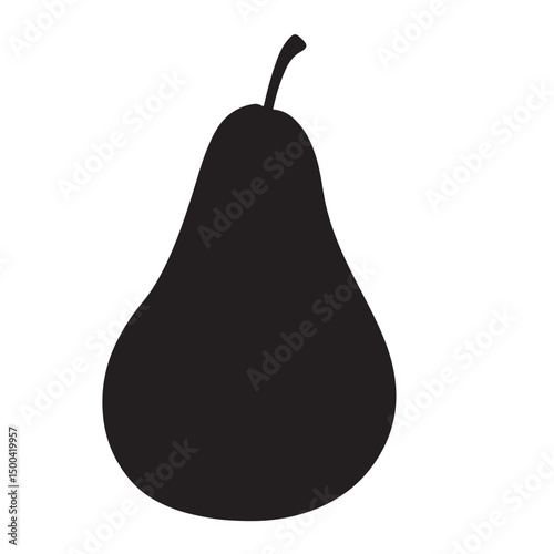 pear isolated vector