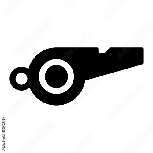 whistle vector icon