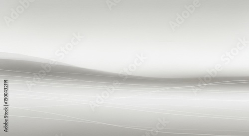 Abstract White Wave Form with Light and Gradient Background Illustration