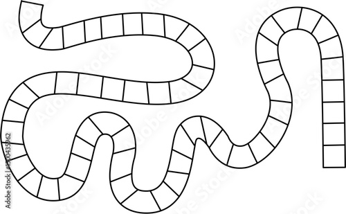 board game path for kid activity book
