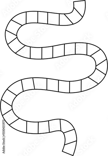 board game path for kid activity book