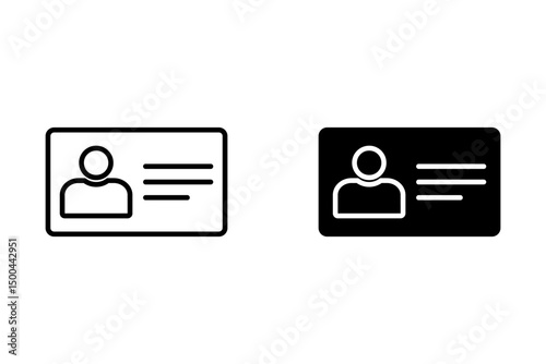 Job candidate icon representing interviews and hiring processes, perfect for recruitment agencies.