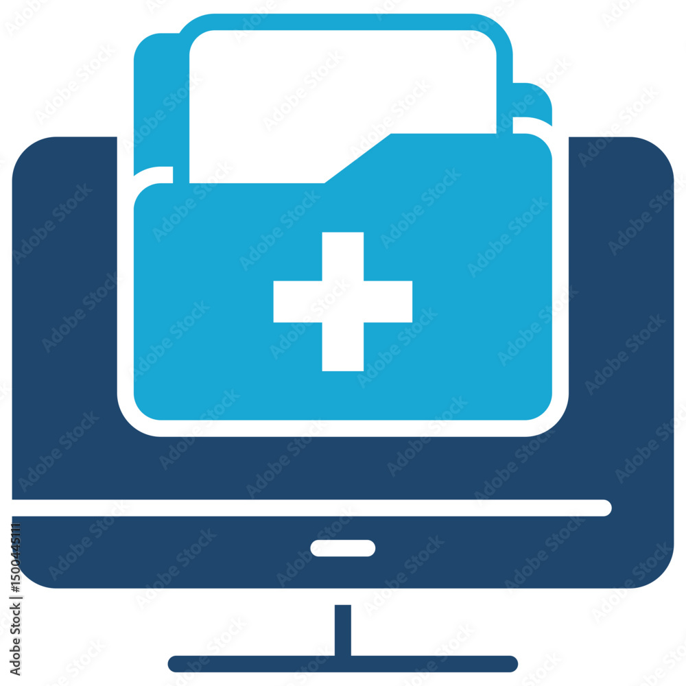Fototapeta premium Health Report Icon