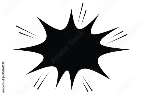 Comic icon vector isolated on white background . eps 10.