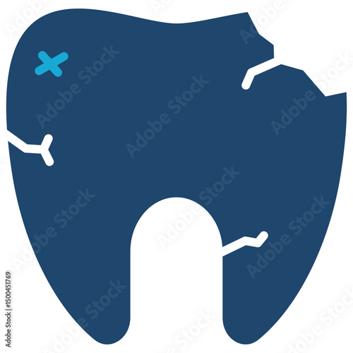 Broken Tooth Icon