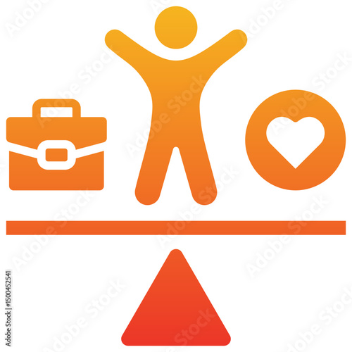 Work Life Balance Icon