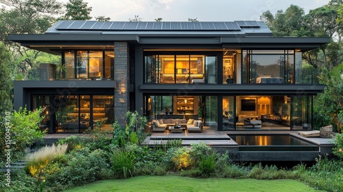 Modern luxury home exterior design