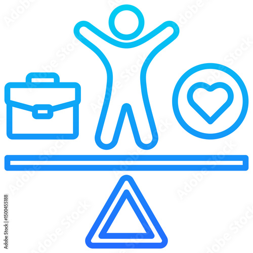 Work Life Balance Icon