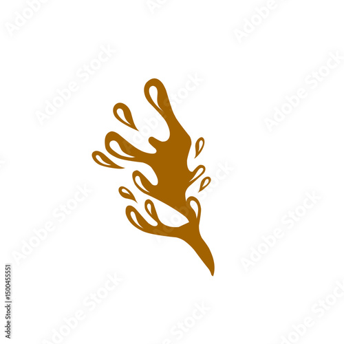 chocolate splash vector illustration