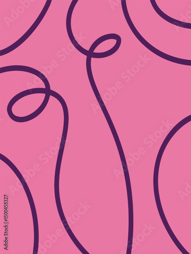  line doodle seamless pattern. Creative abstract squiggle style drawing background for children or trendy design, Wave Design Elements for Backgrounds, Patterns, Posters and Banners.