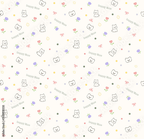 Wallpaper Mural Whimsical Handmade Scroll Floral Design Sketch Graphics Torontodigital.ca