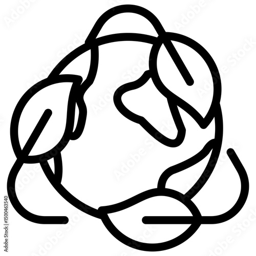 Planet Recycling Icon