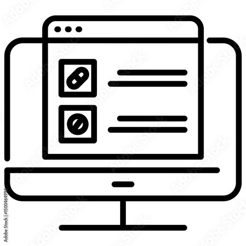 Medical Prescription Icon