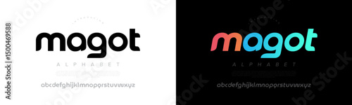 Sleek, modern rounded font with a tech edge. Great for branding, product packaging, and youth-oriented design