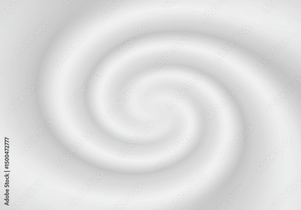 Obraz premium Abstract Digital Illustration Of a White Swirling Spiral Texture Background