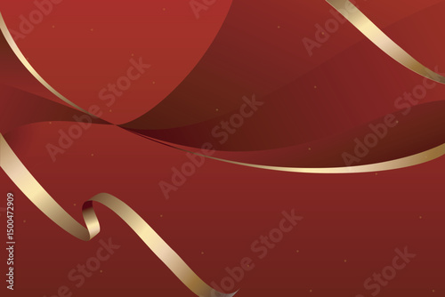 red luxury background in horizontal screen