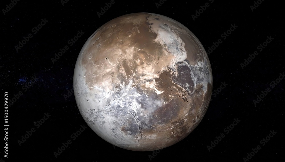 Fototapeta premium Mars Planet Space Exploration.