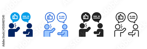 Feedback  Icon Set Different Style Collection 