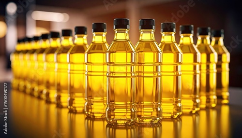 Oil Bottles Conveyor Belt Factory.