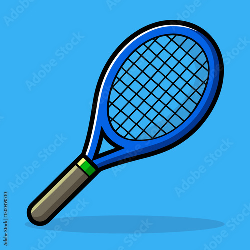 tennis racket and ball