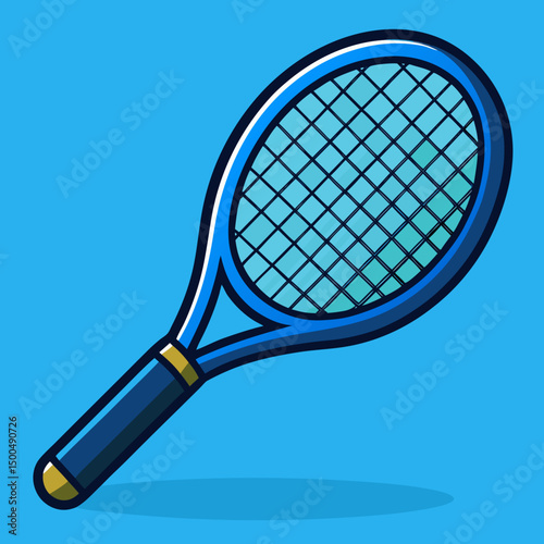 tennis racket and ball