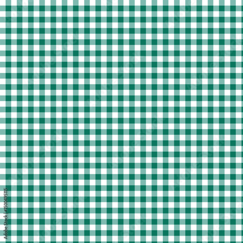 Dark Green Gingham Pattern Background